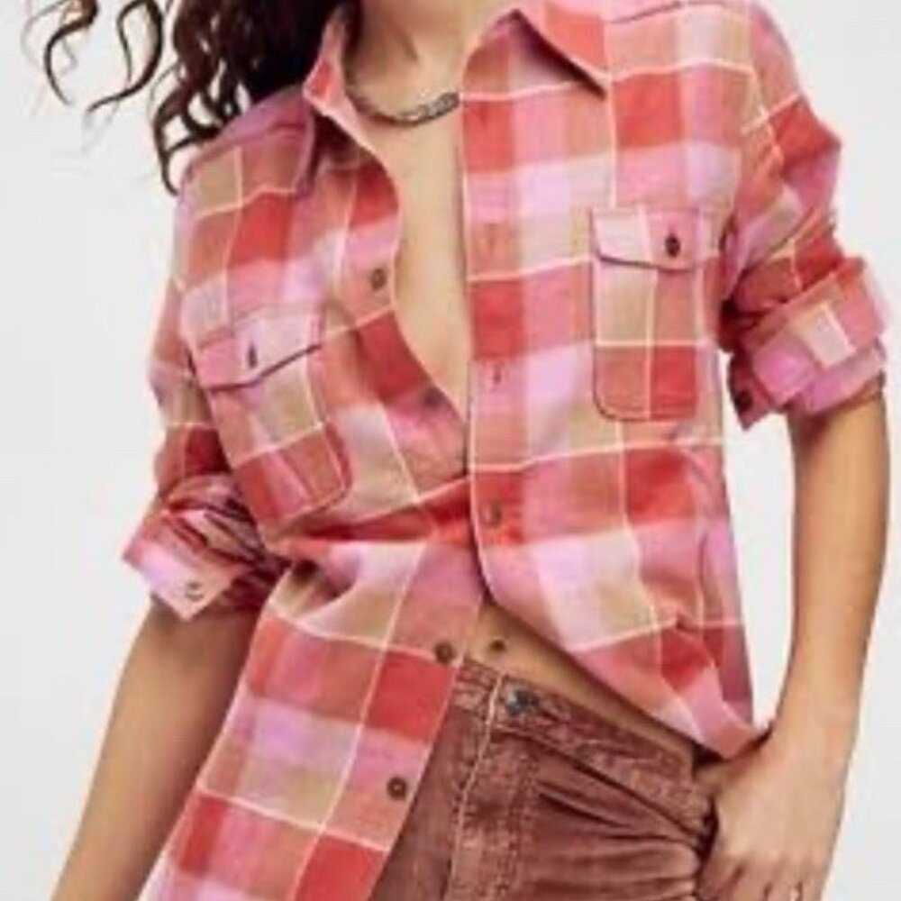 Spell & the Gypsy Collective Montague Flannel Shirt XL